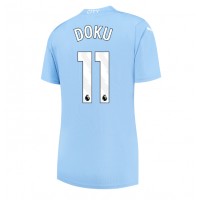 Manchester City Jeremy Doku #11 Hemmatröja Kvinnor 2023-24 Korta ärmar